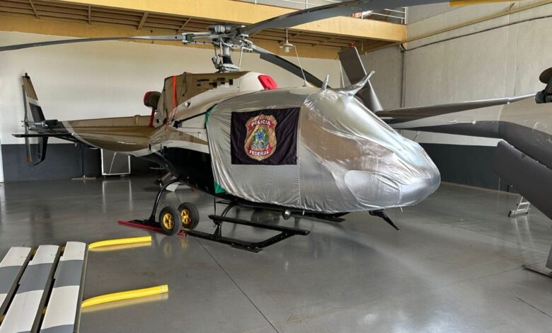 Operação Ira, PF apreende helicóptero, helicóptero tráfico de drogas, PF helicóptero tráfico de drogas, PF tráfico de drogas