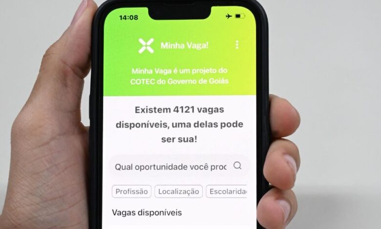 aplicativo 'Minha Vaga!', aplicativo Minha Vaga, aplicativo Minha Vaga!, aplicativo Minha Vaga Goiás, aplicativo Minha Vaga empregos Goiás