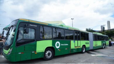 ônibus elétricos, ônibus elétricos Goiânia, 80 ônibus elétricos, primeiro dos 80 ônibus elétricos, ônibus elétricos em Goiânia