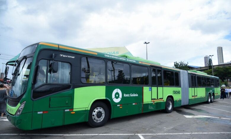 ônibus elétricos, ônibus elétricos Goiânia, 80 ônibus elétricos, primeiro dos 80 ônibus elétricos, ônibus elétricos em Goiânia