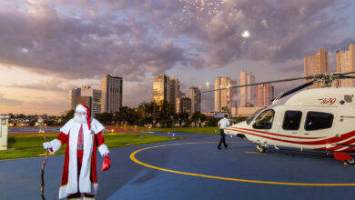 chegada do Papai Noel, Flamboyant Shopping, chegada do Papai Noel Flamboyant Shopping, chegada do Papai Noel Goiânia, Papai Noel Goiânia