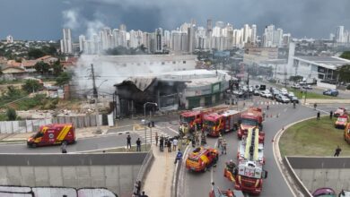 incêndio loja de calçados Goiânia, incêndio loja de calçados, bombeiros incêndio loja de calçados Goiânia, loja de calçados Goiânia, incêndio em loja de calçados Goiânia