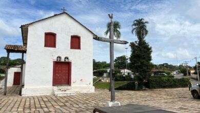 ossadas restauração igreja Jaraguá, Igreja Nossa Senhora do Rosário dos Pretos, ossadas mais de 200 anos Igreja Nossa Senhora do Rosário dos Pretos, Igreja Nossa Senhora do Rosário dos Pretos Jaraguá, restauração Igreja Nossa Senhora do Rosário dos Pretos