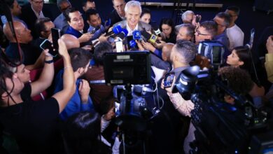 Caiado encontro profissionais da imprensa, Caiado profissionais da imprensa, Caiado confraternização com profissionais da imprensa, confraternização com profissionais da imprensa Ronaldo Caiado, Caiado imprensa