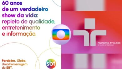TV Globo 60 anos, Globo 60 anos, 60 anos da TV Globo, 60 anos Globo, homenagem SBT TV Cultura Globo 60 anos