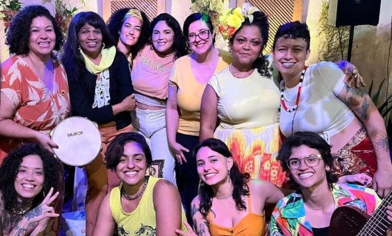 Mercado da Vila Nova, roda de samba, Mulheres na Roda de Samba - GO, Mulheres na Roda de Samba, roda de samba Mercado da Vila Nova