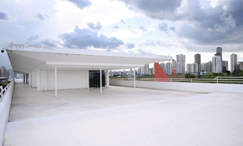 Centro Cultural Oscar Niemeyer, restaurante com vista panorâmica Goiânia, restaurante Centro Cultural Oscar Niemeyer, restaurante no terraço do Centro Cultural Oscar Niemeyer, restaurante Centro Cultural Oscar Niemeyer Goiânia