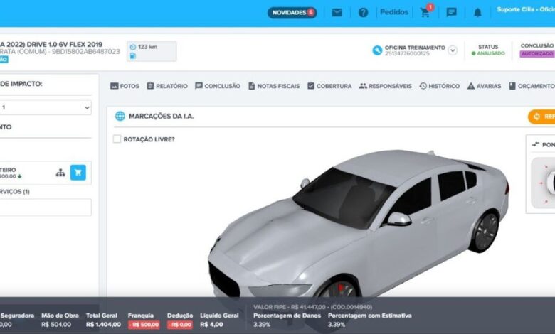 Goiás inteligência artificial inspeção veicular, Fapeg, Cilia Tecnologia, conserto de veículos danificados Inteligência Artificial, inteligência artificial Fapeg Ceia UFG Goiás