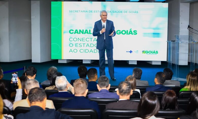 Canal Saúde Goiás, Caiado lança Canal Saúde Goiás, Caiado lança Canal Saúde, Caiado Canal Saúde Goiás, Canal Saúde