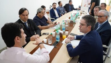 tarifaço dos EUA, saúde goiás tarifaço dos EUA, Rasível Santos, reunião saúde tarifaço dos EUA Goiás, tarifaço EUA Goiás