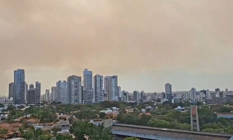 nuvem de fumaça Goiânia, fumaça Goiânia, nuvem de fumaça em Goiânia, nuvem de fumaça, nuvem de fumaça bairros de Goiânia