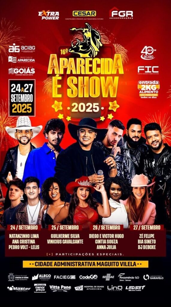 Aparecida é Show 2025, Natanzinho Lima, Aparecida é Show, Natanzinho Lima Aparecida é Show 2025, Natanzinho Lima Aparecida é Show
