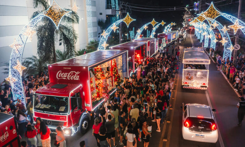 Caravana Iluminada de Natal da Coca-Cola, Caravana Iluminada de Natal da Coca-Cola Goiás, Caravana de Natal da Coca-Cola Goiás, Caravana Coca-Cola Goiás, Caravana Natal Coca-Cola Goiás 2025