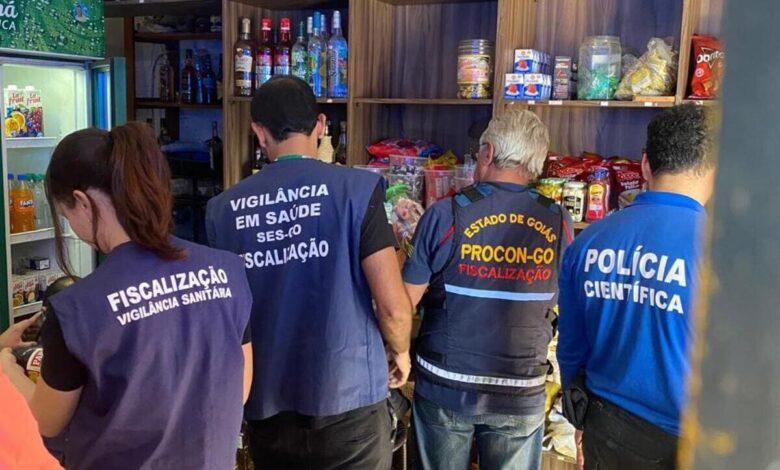 falsificação de bebidas, falsificação de bebidas em Goiás, operação falsificação de bebidas Goiás, Força-Tarefa Integrada Metanol, intoxicação por metanol