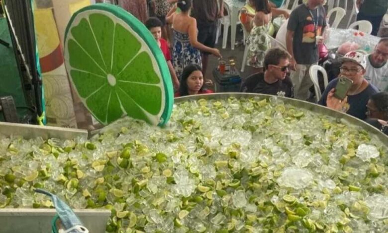 maior caipirinha do mundo, Anhanguera supera recorde da maior caipirinha do mundo, Anhanguera maior caipirinha do mundo, Festival Gastronômico do Limão Taiti, Festival Gastronômico do Limão Taiti Anhanguera