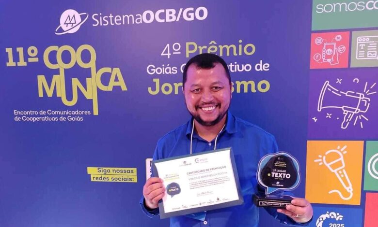 Revista Factual, Revista Factual 1º lugar 4º Prêmio Goiás Cooperativo de Jornalismo, Revista Factual Prêmio Goiás Cooperativo de Jornalismo, jornalista Vinicius Martins Revista Factual Prêmio Goiás Cooperativo de Jornalismo, Prêmio Goiás Cooperativo de Jornalismo