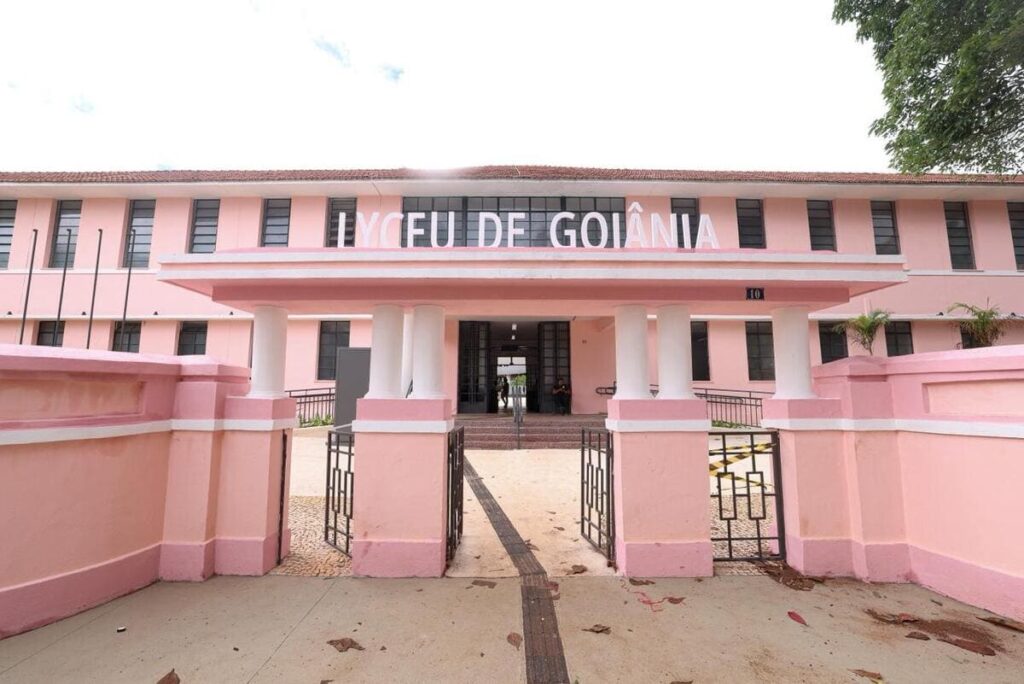 Lyceu de Goiânia, Colégio Lyceu de Goiânia, Lyceu de Goiânia reinaugurado, reinauguração Lyceu de Goiânia, Caiado reinaugura Colégio Lyceu de Goiânia