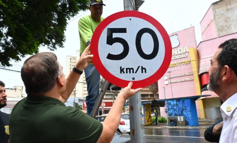 limite de velocidade Vias do Centro de Goiânia, alteração do limite de velocidade vias do Centro de Goiânia, alteração velocidade Centro de Goiânia, alteração do limite de velocidade para 50 km/h em vias do Centro de Goiânia, vias do Centro de Goiânia