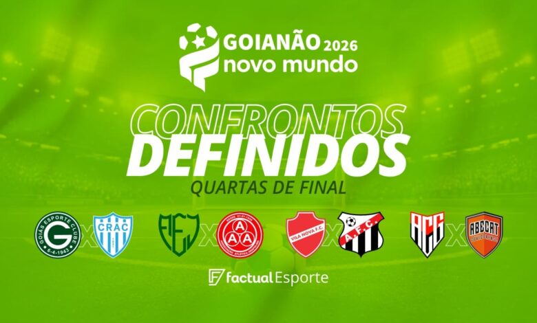 quartas de final Goianão 2026, quartas de final do Goianão 2026, Goianão 2026, Campeonato Goiano 2026, confrontos quartas de final Goianão 2026