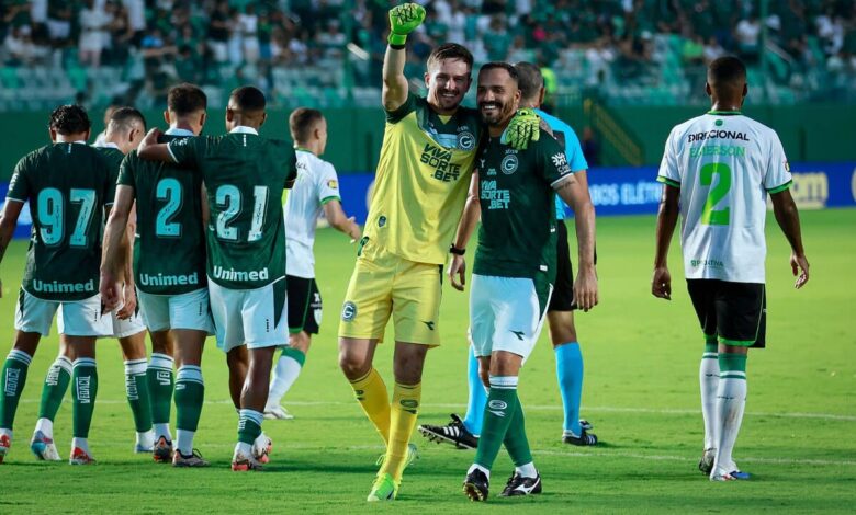 Goiás vence o América-MG, Goiás x América-MG, Goiás e América-MG, Goiás, América-MG