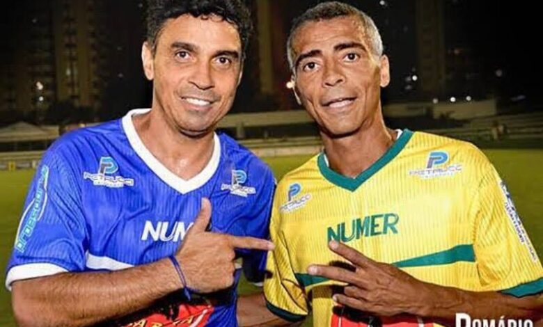 Romário Alex Dias jogo solidário Anápolis, jogo beneficente Romário Alex Dias Anápolis, Romário, Alex Dias, jogo Amigos de Alex Dias e Amigos de Romário