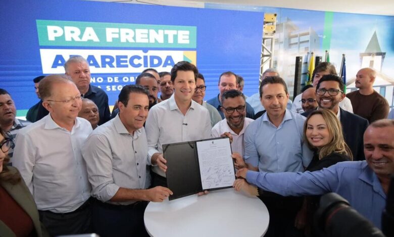 Leandro Vilela Daniel Vilela pacote de obras Aparecida de Goiânia, Pra Frente Aparecida, programa Pra Frente Aparecida, Pra Frente Aparecida obras Aparecida de Goiânia, Leandro Vilela Daniel Vilela obras Aparecida de Goiânia