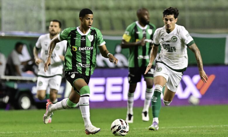 Goiás perde para o América-MG, América-MG e Goiás, América MG x Goiás, América-MG, Goiás