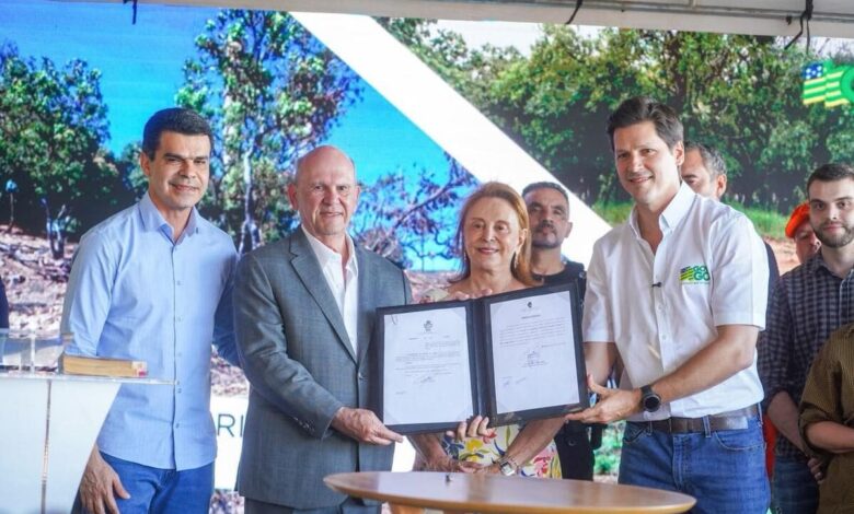 Parque Serrinha, Parque Serrinha Jornalista Jaime Câmara, Morro da Serrinha, Parque Serrinha Goiânia, Daniel Vilela ordem de serviço obras Parque Serrinha Goiânia