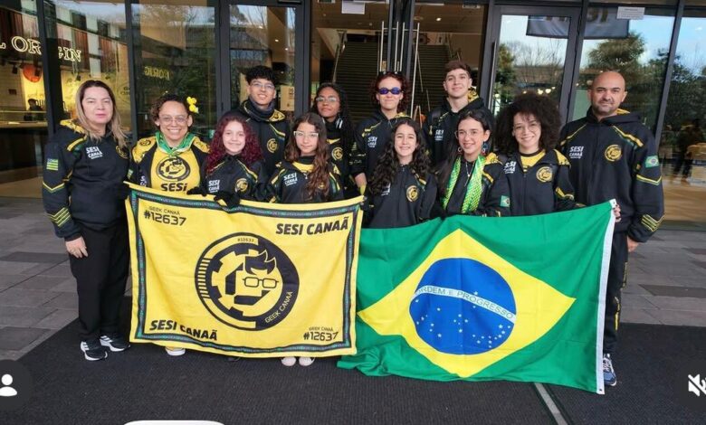 equipe Sesi Goiás vence torneio internacional de robótica, equipe geek Sesi Canaã, Sesi Goiás torneio de robótica, equipe Sesi Goiás vence torneio de robótica, Sesi Goiás robótica