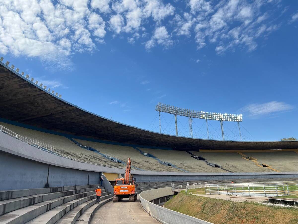 Complexo Serra Dourada, obras Complexo Serra Dourada, obras Serra Dourada Goiânia, Serra Dourada, obras Estádio Serra Dourada Goiânia
