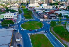 Rotatória Parque Amazônia, Cruzamento Av Transbrasiliana Feira de Santana, Semáforos Parque Amazônia, trânsito Parque Amazônia Goiânia, obras Av Transbrasiliana Feira de Santana Parque Amazônia